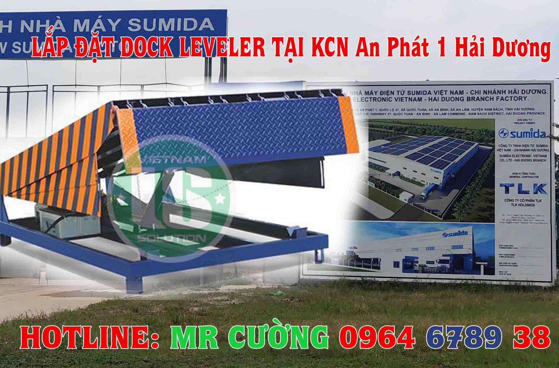 Lắp Dock leveler tại NM Sumada ở KCN An Phát 1 Hải Dương